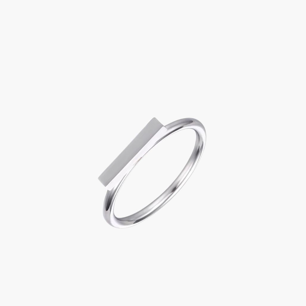 Anel Feminino Barra Minimalista