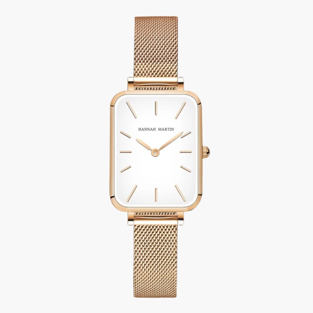 Relógio Feminino Grace Quadrado Mesh