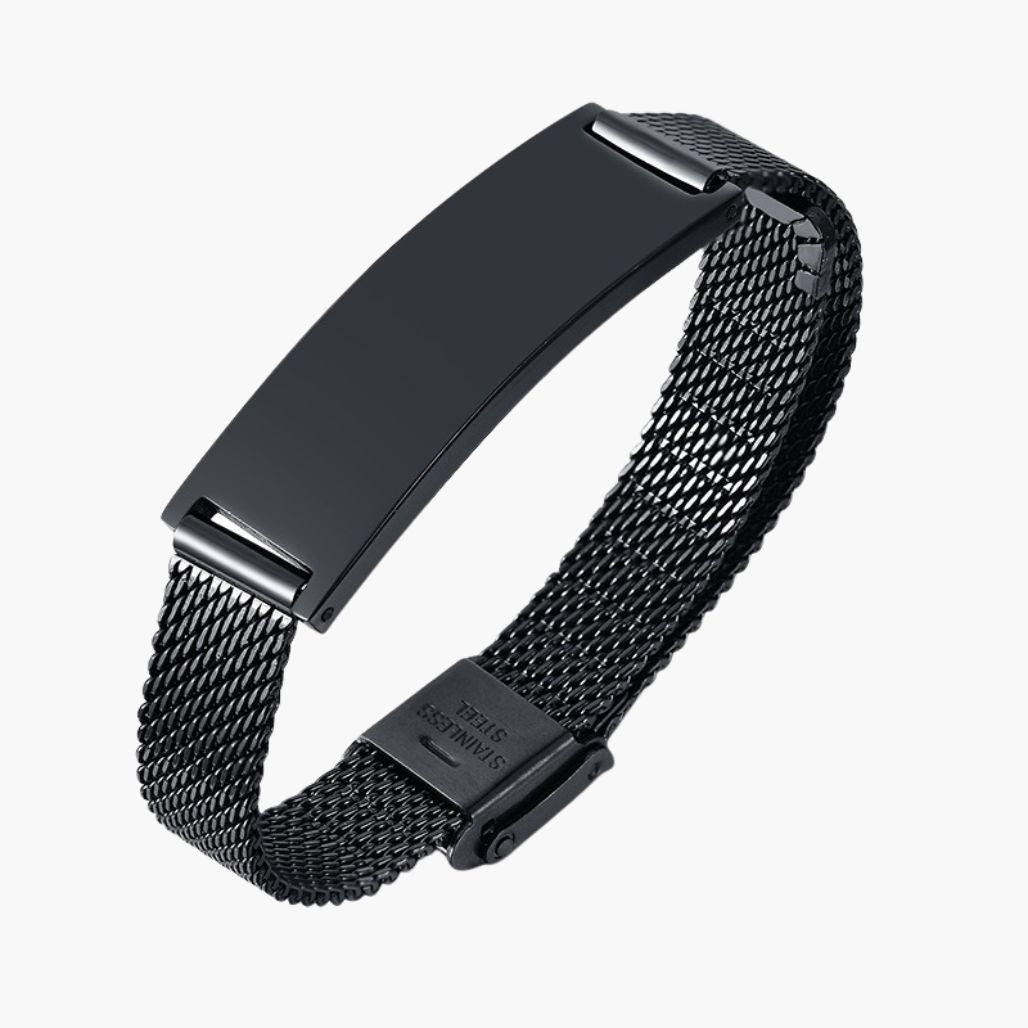 Pulseira Magnética de Malha de Aço