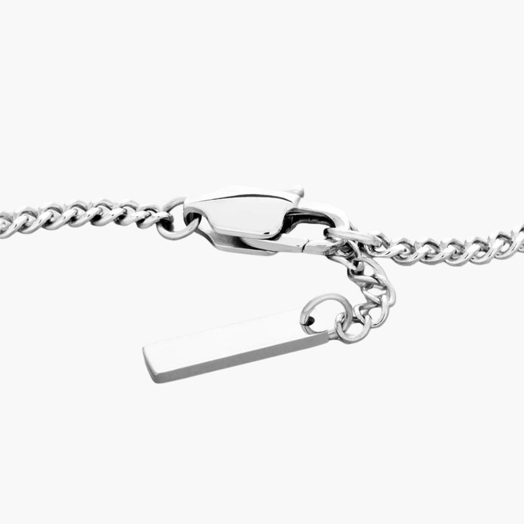 Pulseira de Corrente Minimalista Barra