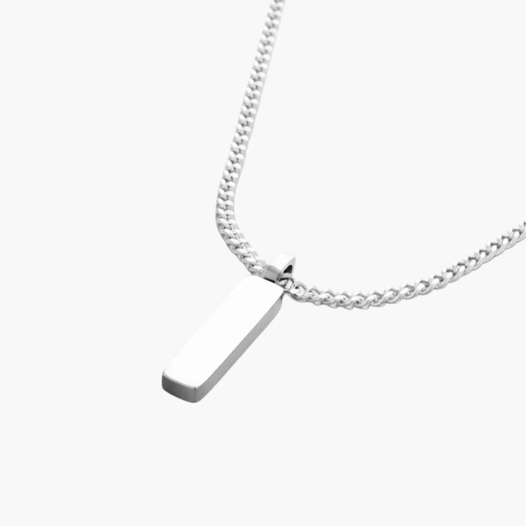 Colar com Pingente Minimalista Barra