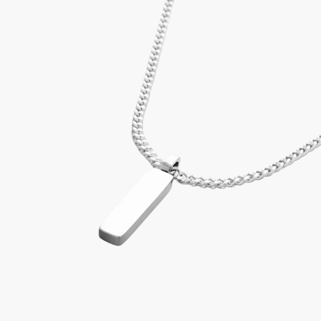 Colar com Pingente Minimalista Barra