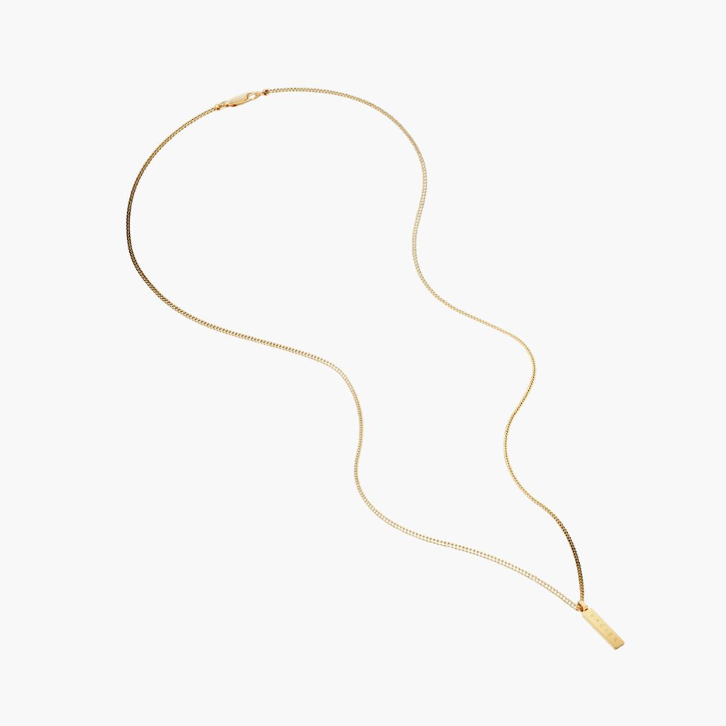 Colar com Pingente Minimalista Barra
