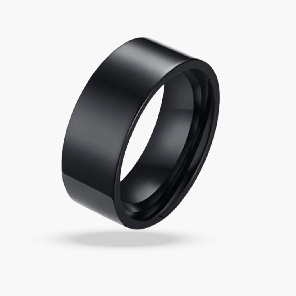 Anel Masculino de Aço Liso