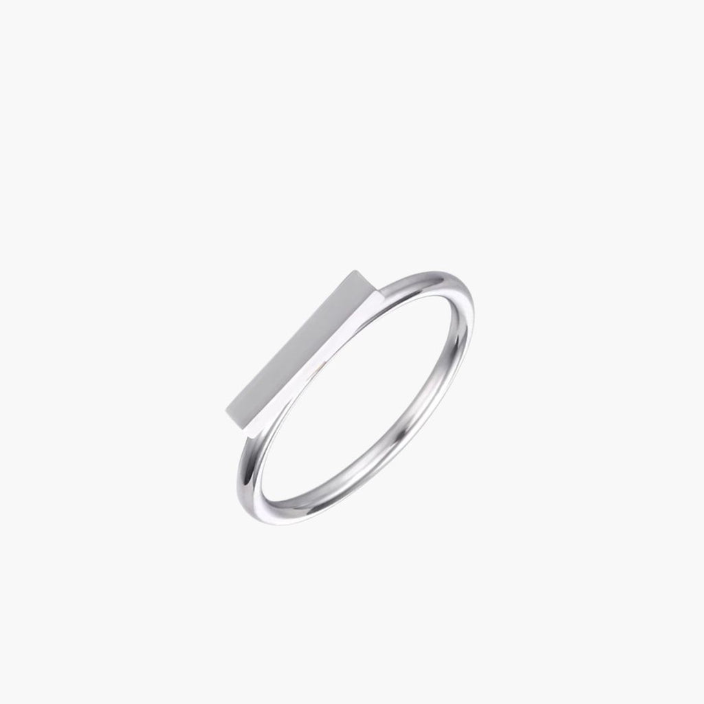 Anel Feminino Barra Minimalista