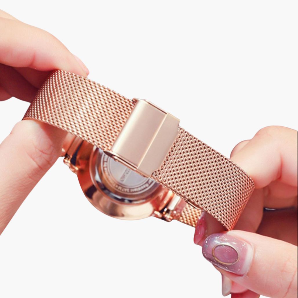 Relógio De Pulso Haarlem Deluxe Rosé