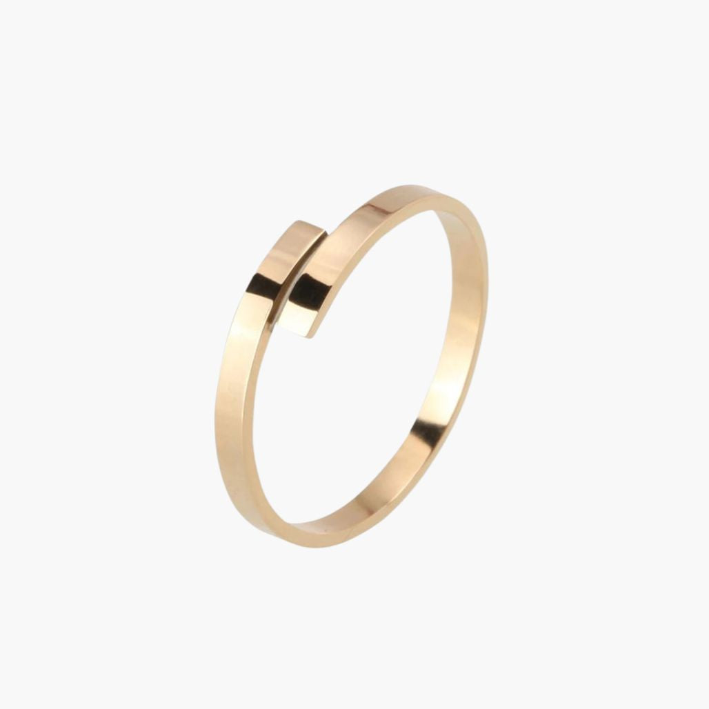 Anel Feminino Minimalista Ajustável
