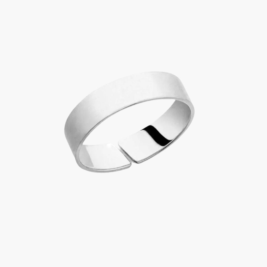 Anel Minimalista Urbano Liso