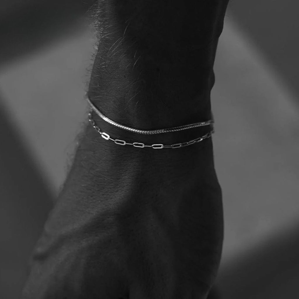 Pulseira Clip Minimalista com Etiqueta