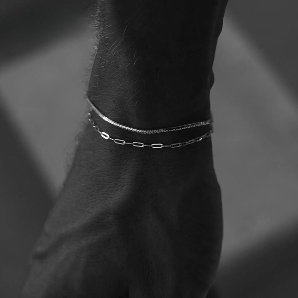 Pulseira Clip Minimalista com Etiqueta